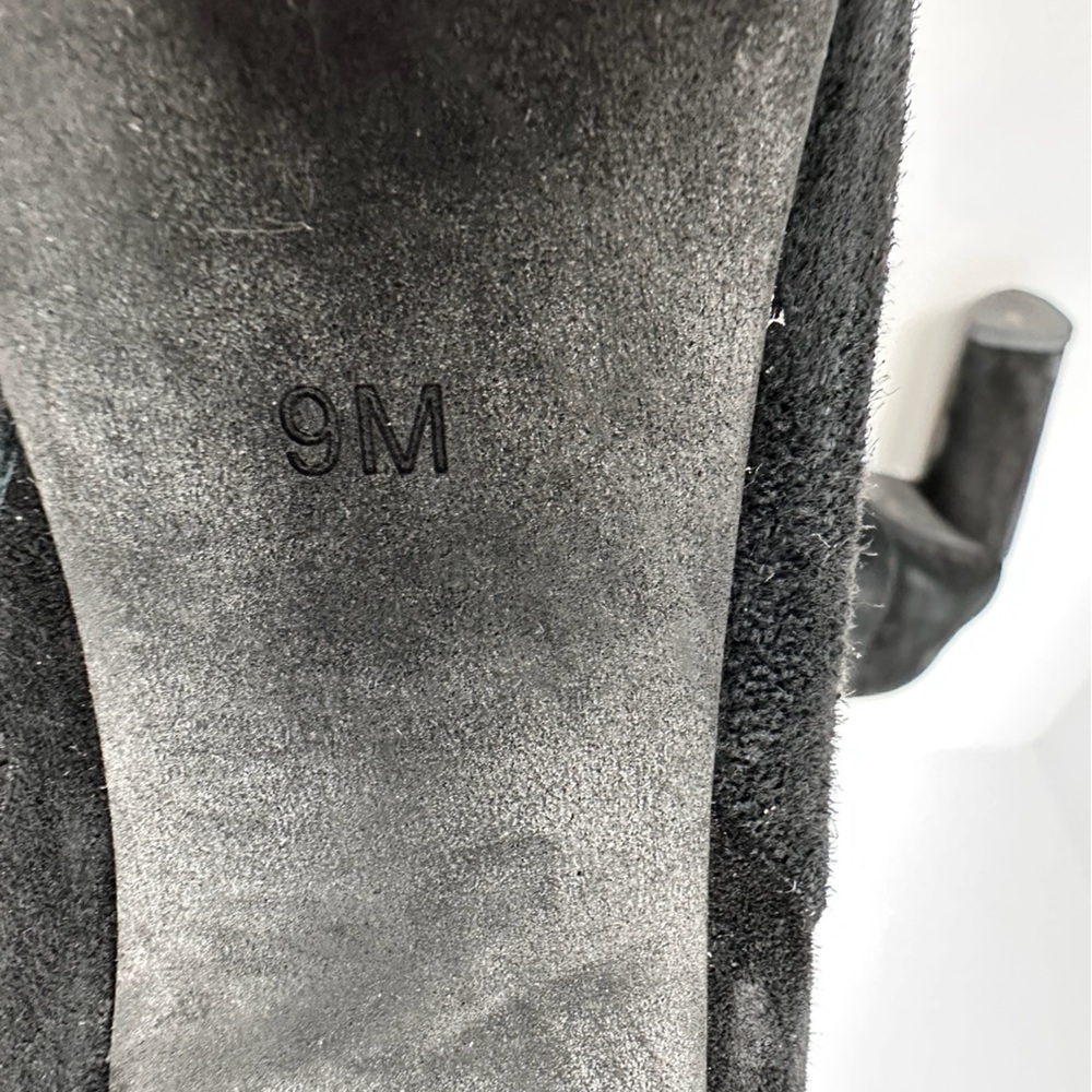 Wishbone — Sleek Black Ankle Booties with Modern Design size 9 - Picture 8 of 8